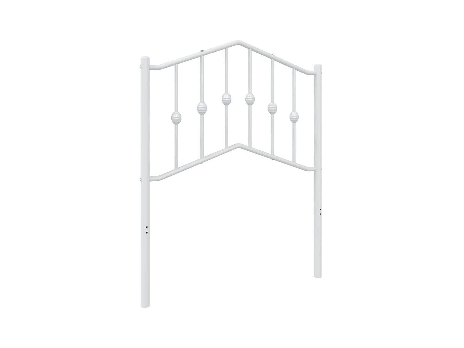Tête de lit métal blanc 75 cm