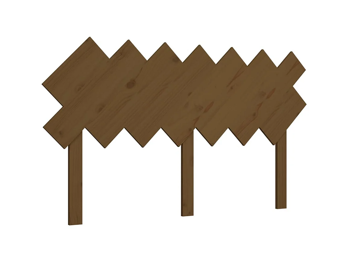 Tête de lit Marron miel 141x3x80,5 cm Bois massif de pin