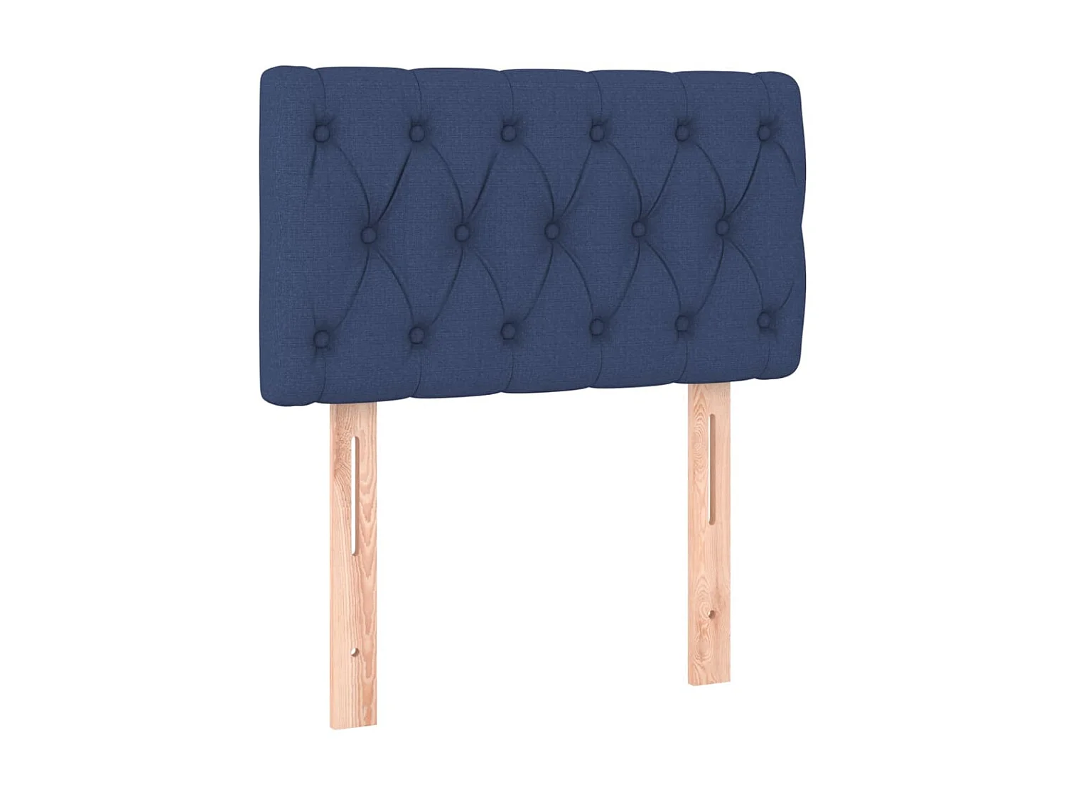 Tête de lit à LED Bleu 80x7x78/88 cm Tissu