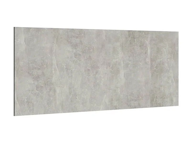Cabecero Gris hormigón 200x1,5x80 cm Madera contrachapada