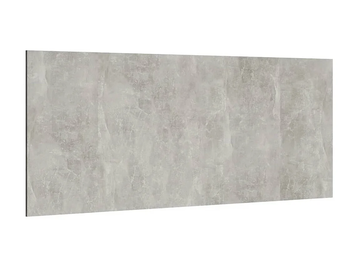 Tête de lit Gris béton 200x1,5x80 cm Bois d'ingénierie