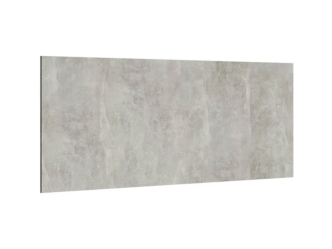 Tête de lit Gris béton 200x1,5x80 cm Bois d'ingénierie