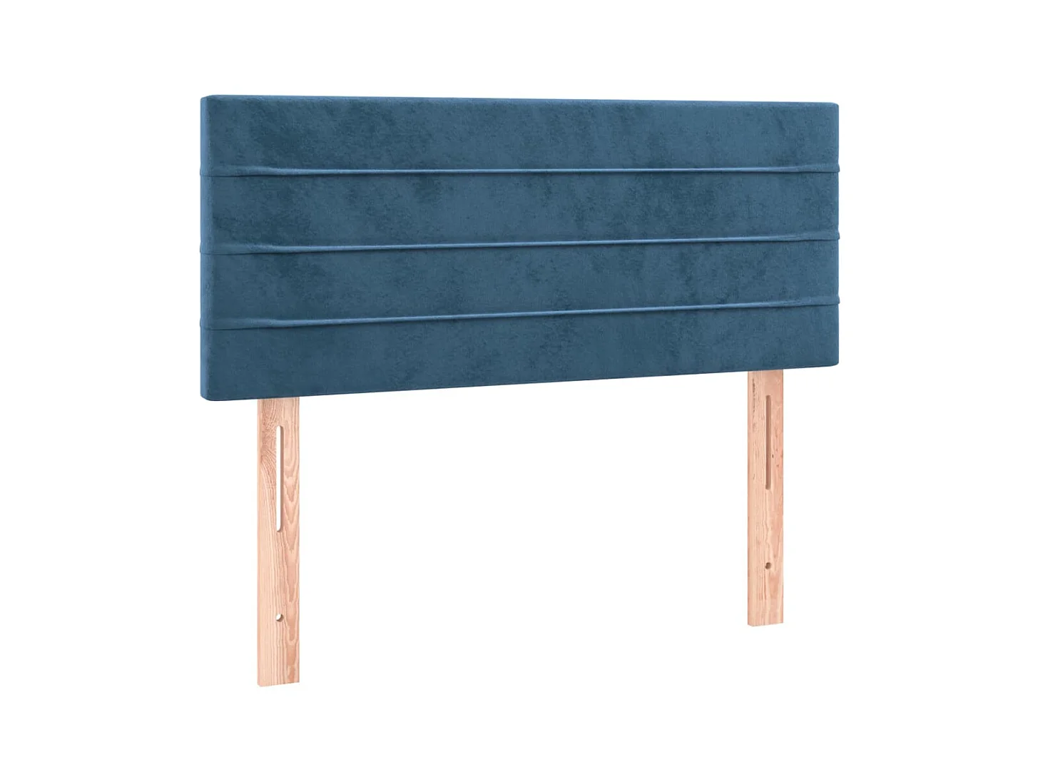 Tête de lit Bleu foncé 90x5x78/88 cm Velours