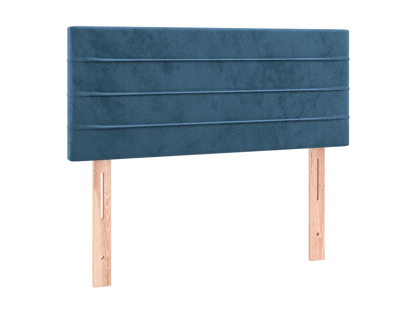 Tête de lit Bleu foncé 90x5x78/88 cm Velours