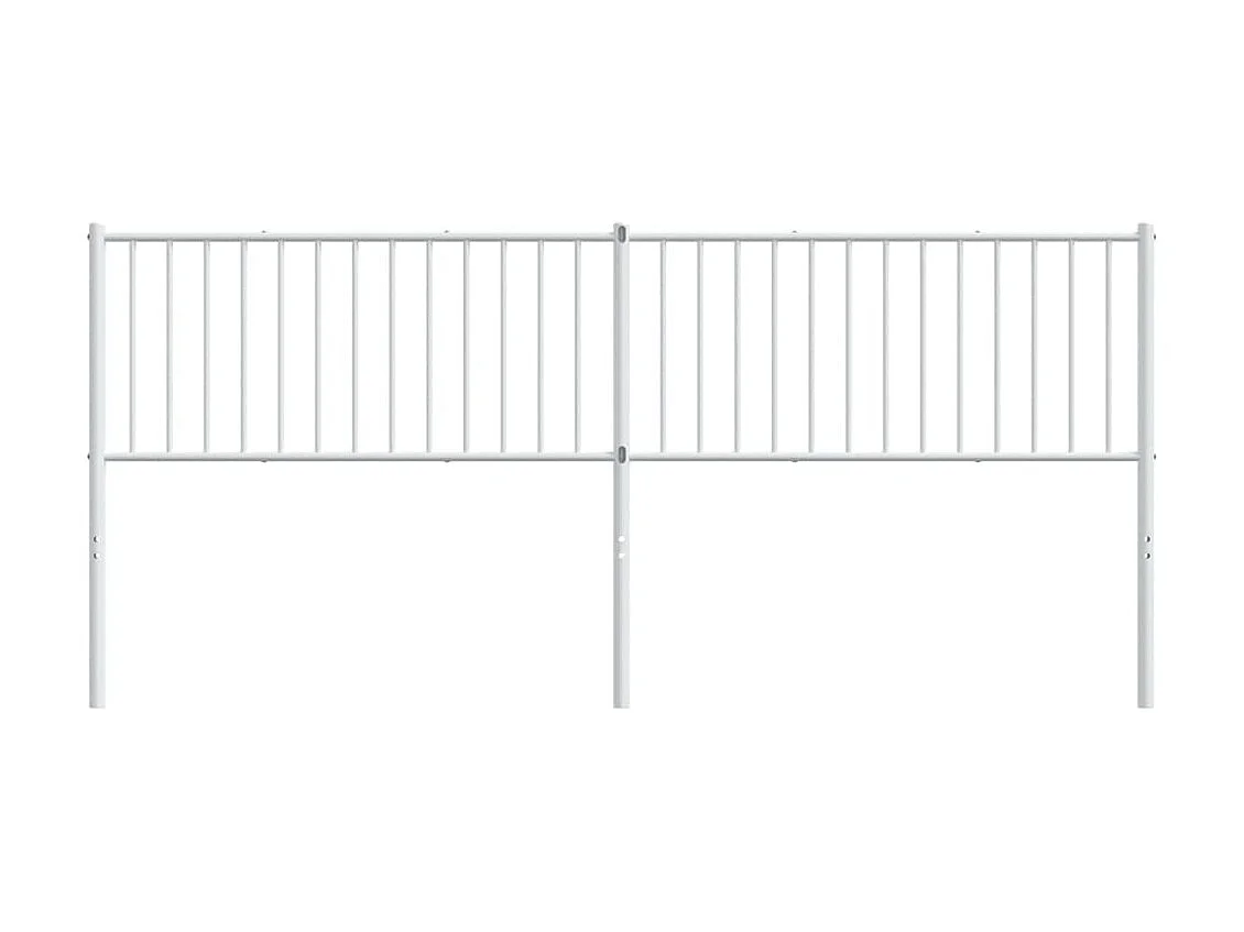 Cabecero de metal blanco 200 cm