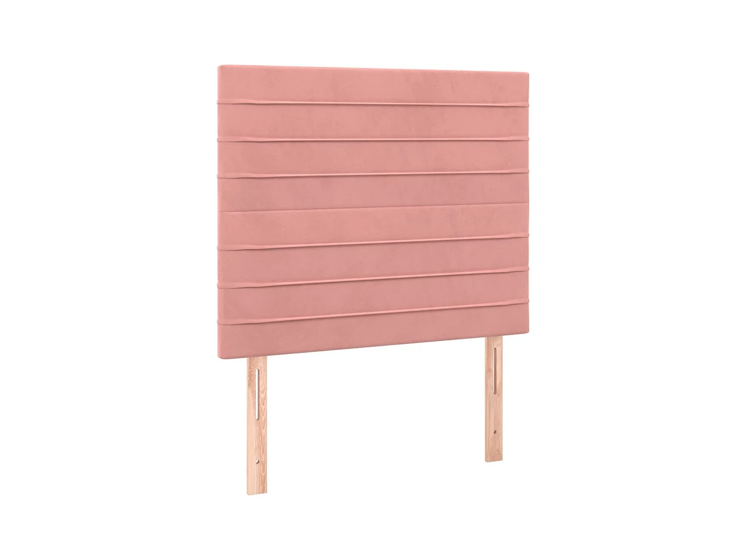 Têtes de lit 2 pcs Rose 80x5x78/88 cm Velours