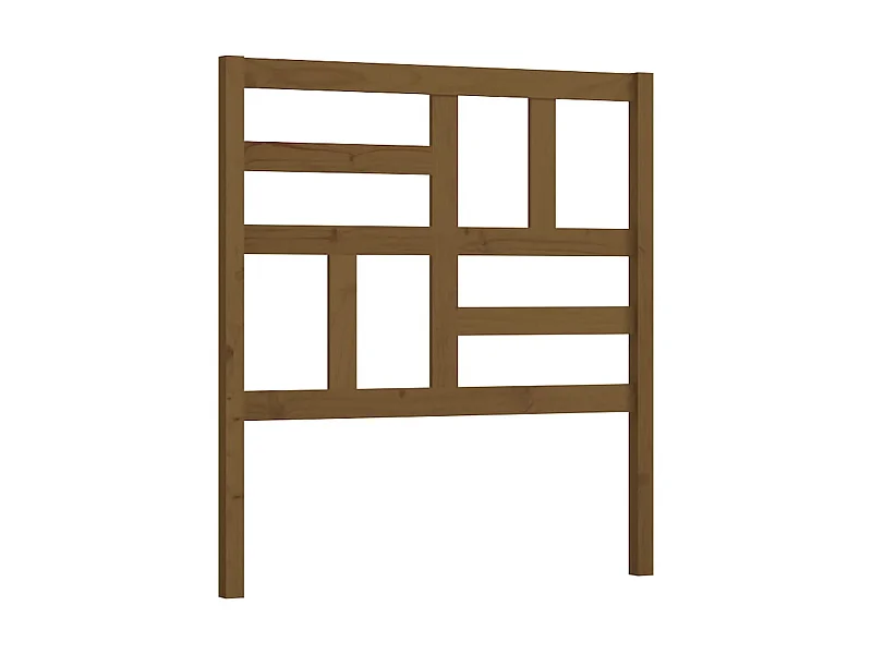 Tête de lit Marron miel 96x4x104 cm Bois massif de pin