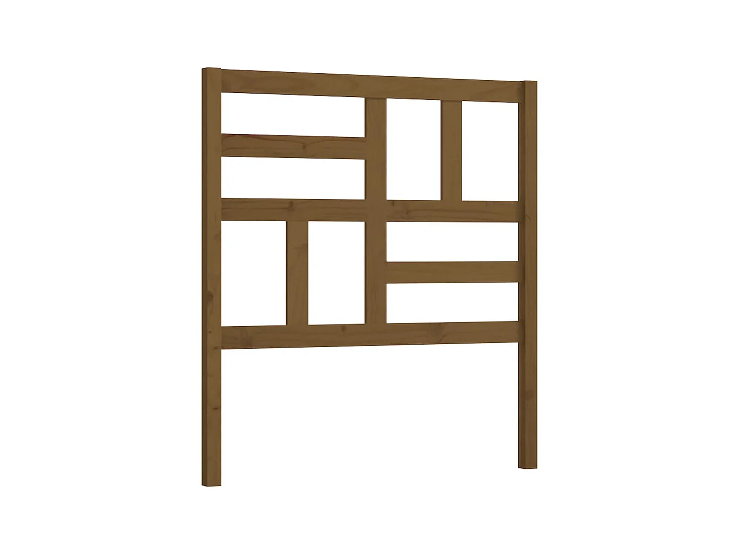Tête de lit Marron miel 96x4x104 cm Bois massif de pin