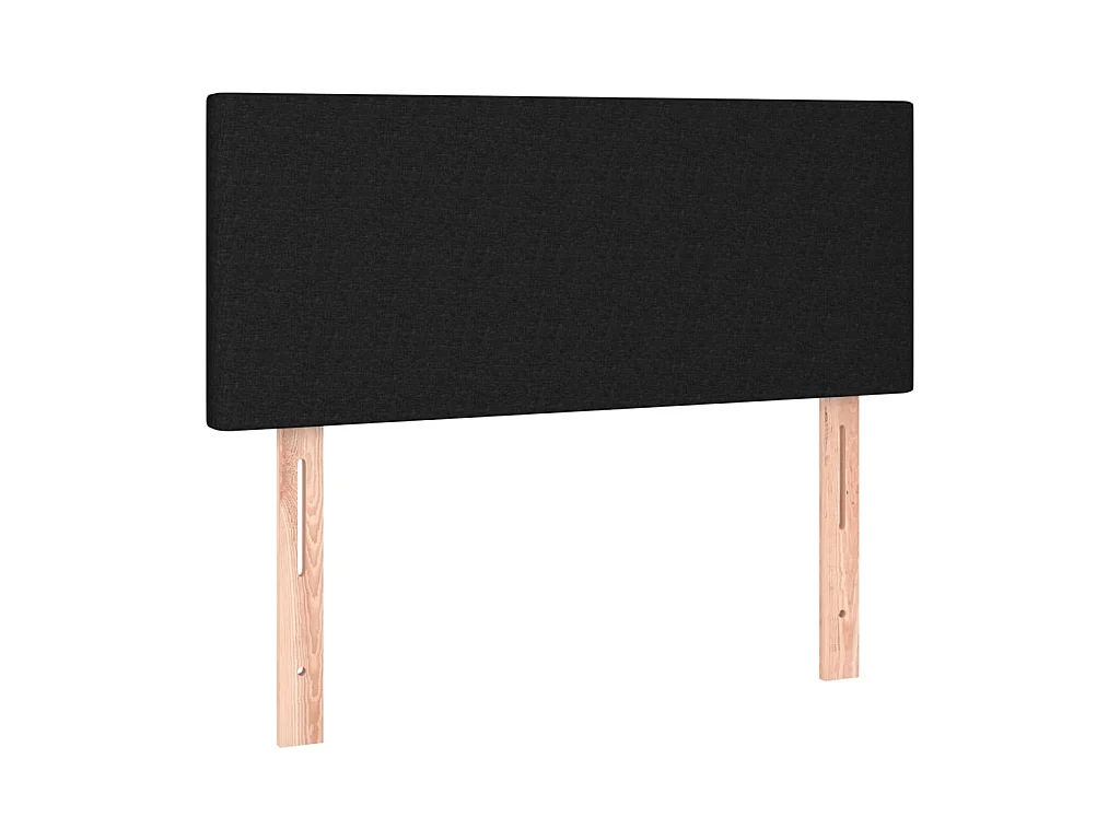 Tête de lit Noir 80x5x78/88 cm Tissu
