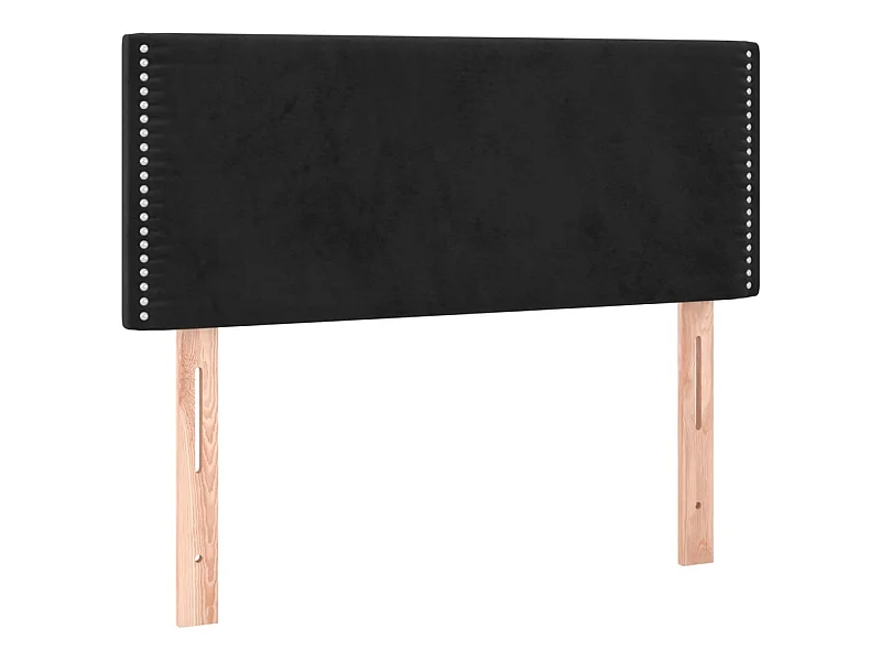 Tête de lit Noir 80x5x78/88 cm Velours