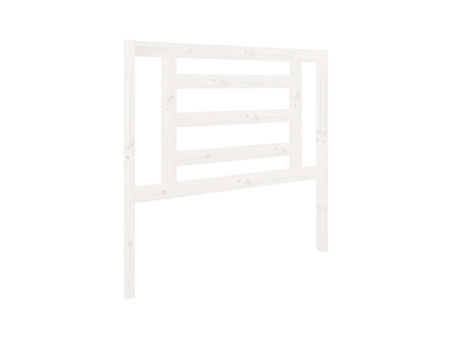 Tête de lit Blanc 96x4x100 cm Bois massif de pin