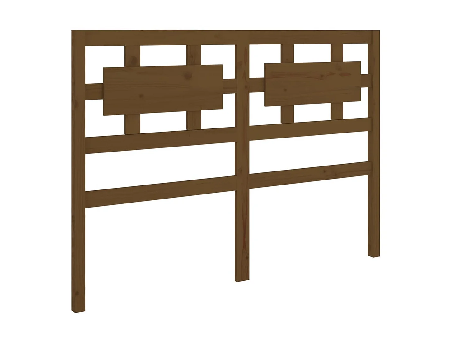 Honingbruin hoofdeinde 145,5x4x100 cm Massief grenenhout