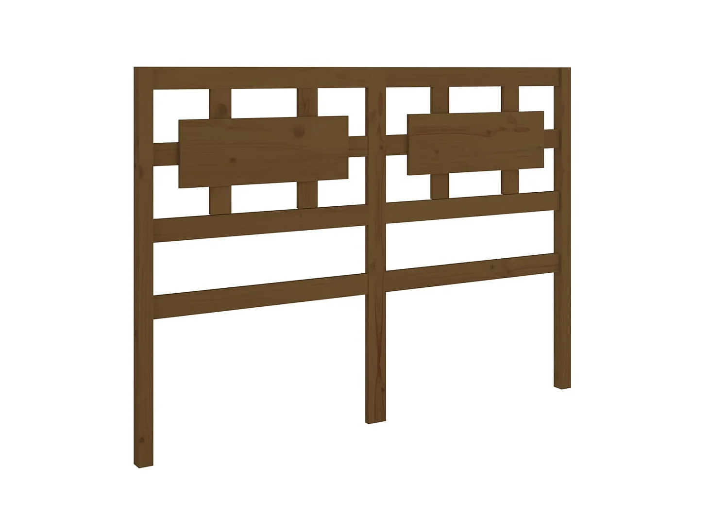 Tête de lit Marron miel 145,5x4x100 cm Bois massif de pin