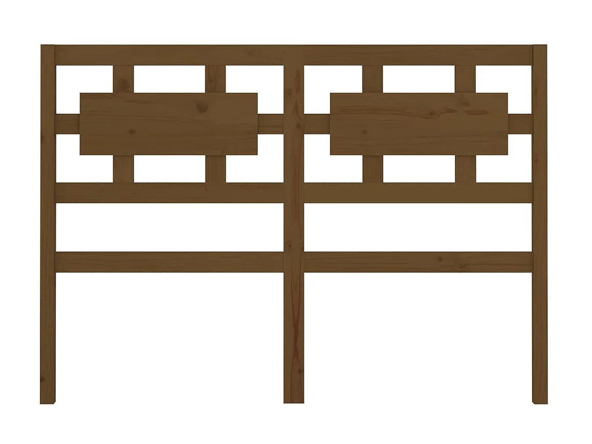 Tête de lit Marron miel 145,5x4x100 cm Bois massif de pin