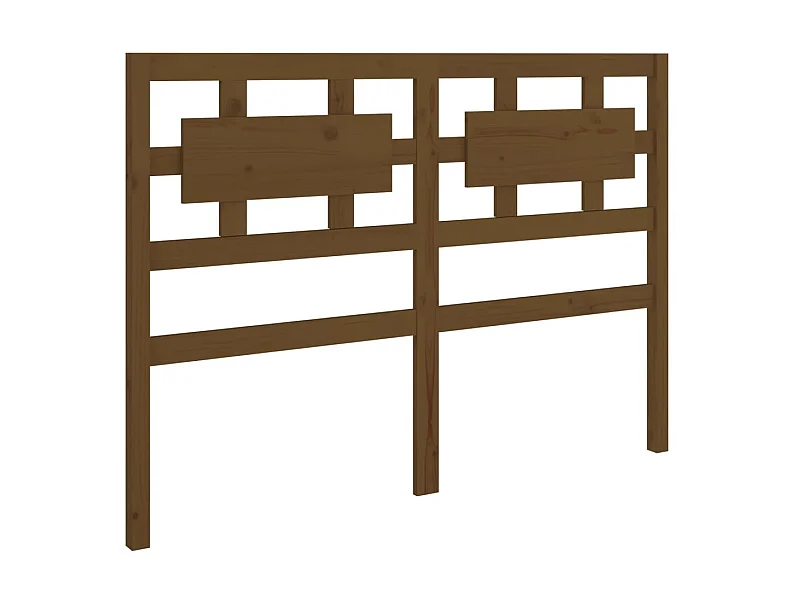 Tête de lit Marron miel 145,5x4x100 cm Bois massif de pin