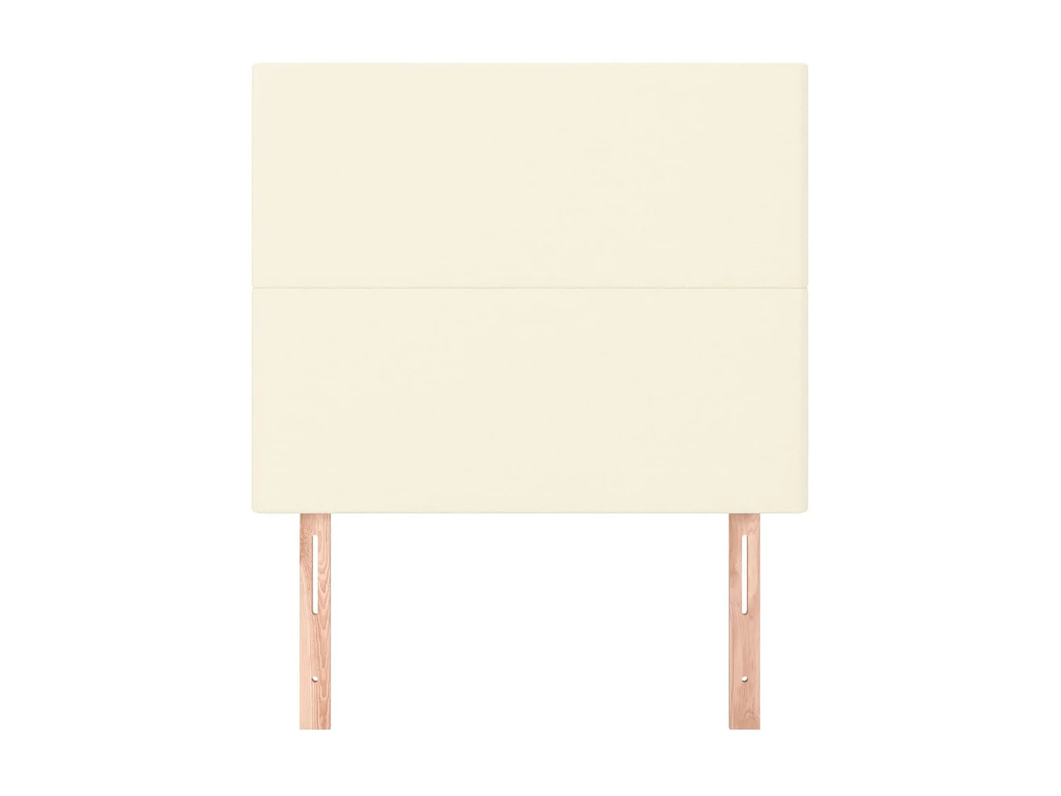 Testiere 2 pz Crema 90x5x78/88 cm Ecopelle