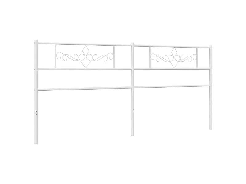 Cabeceira de metal branco 180 cm