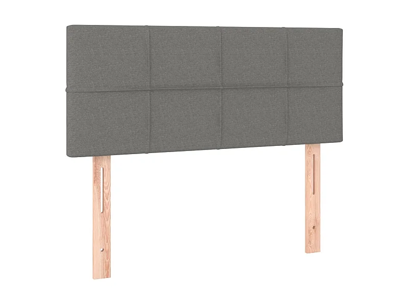 Kopfteil Dunkelgrau 100x5x78/88 cm Stoff