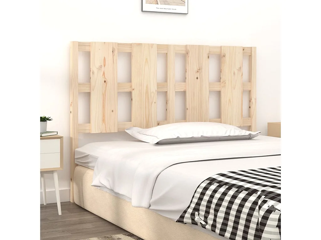 Tête de lit 125,5x4x100 cm Bois massif de pin