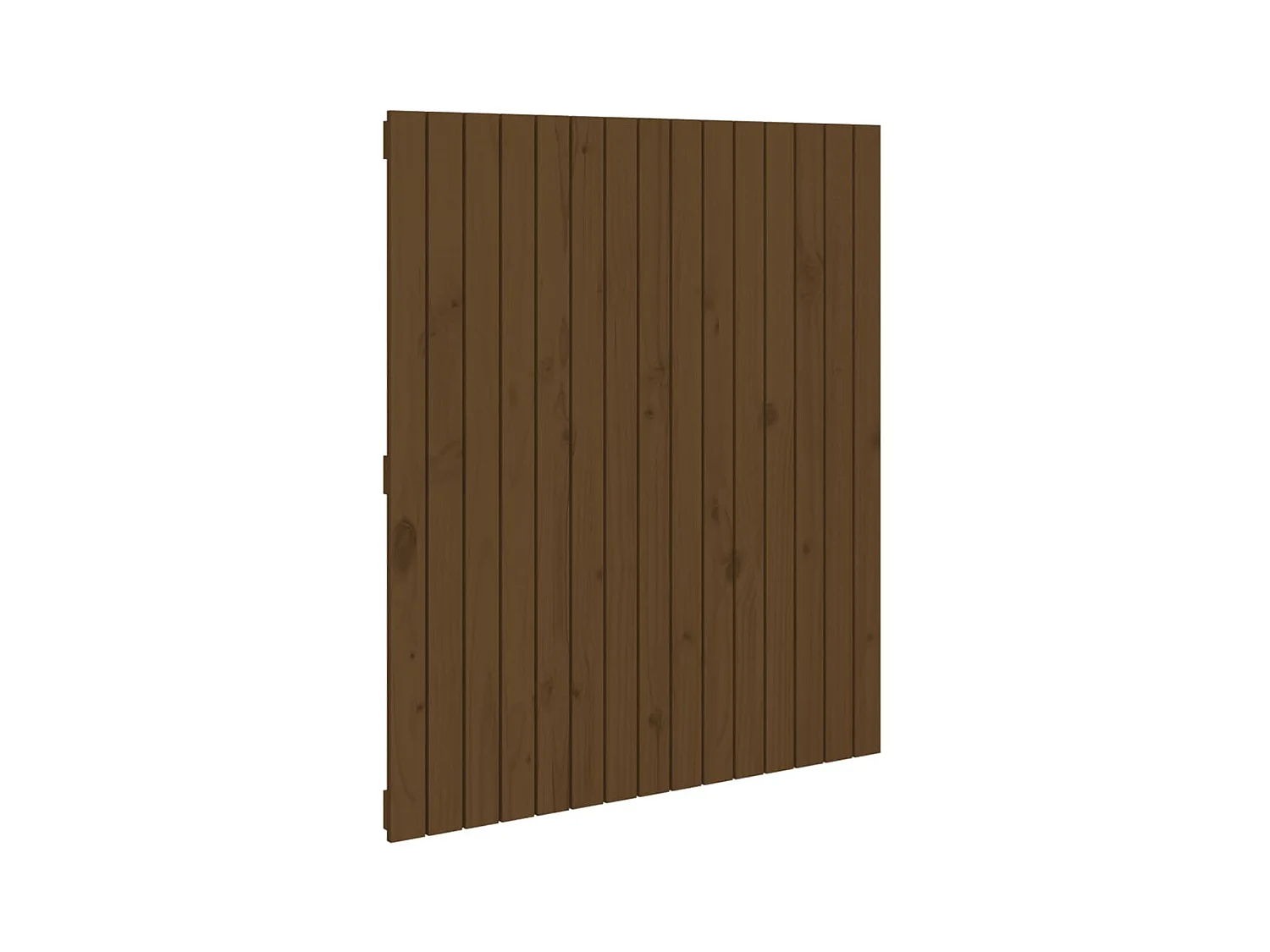 Testiera a muro Marrone miele 95,5x3x110 cm Legno di pino massiccio