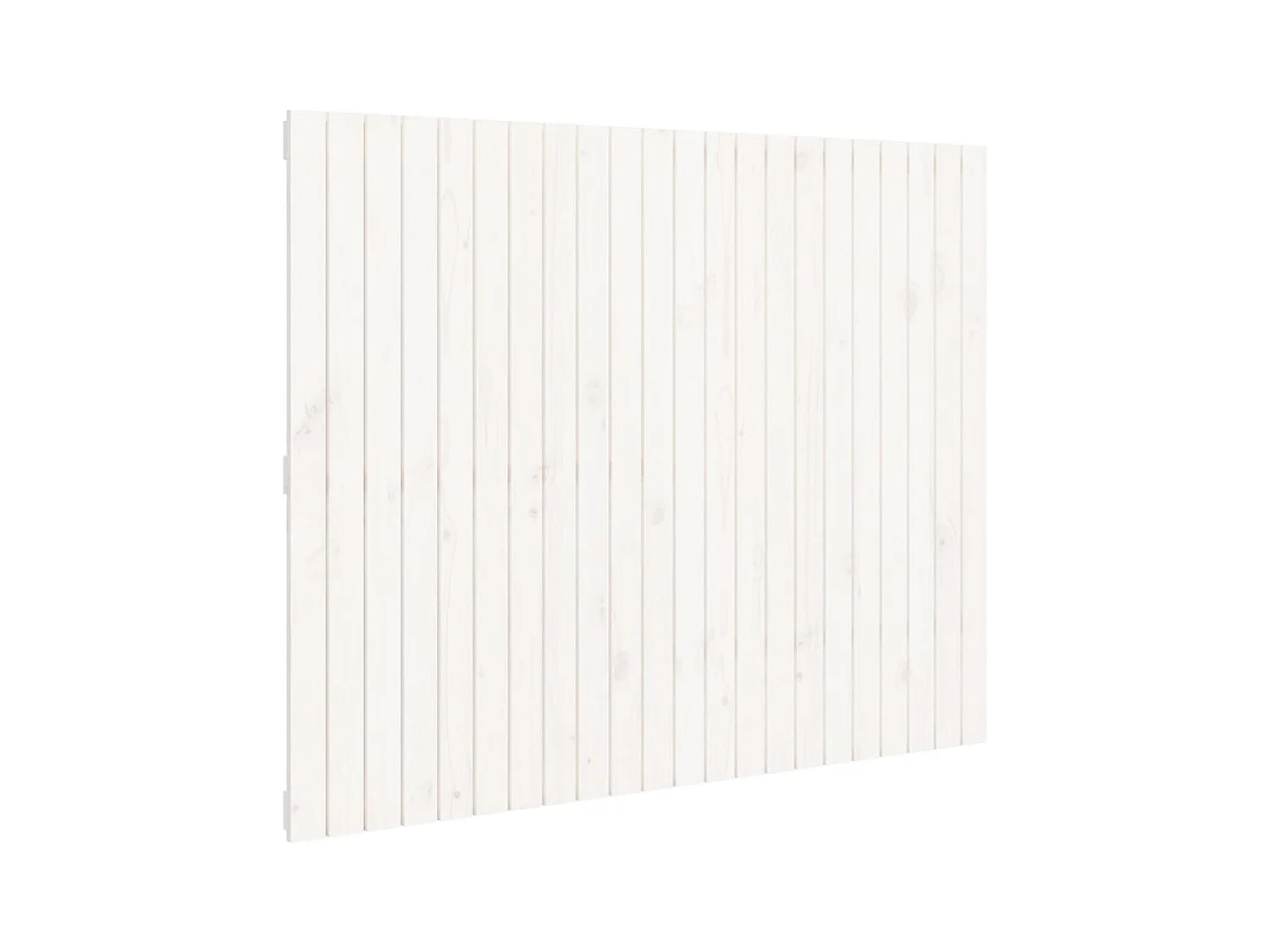Tête de lit murale Blanc 140x3x110 cm Bois massif de pin