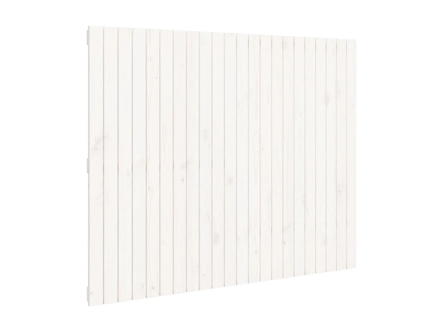 Tête de lit murale Blanc 140x3x110 cm Bois massif de pin