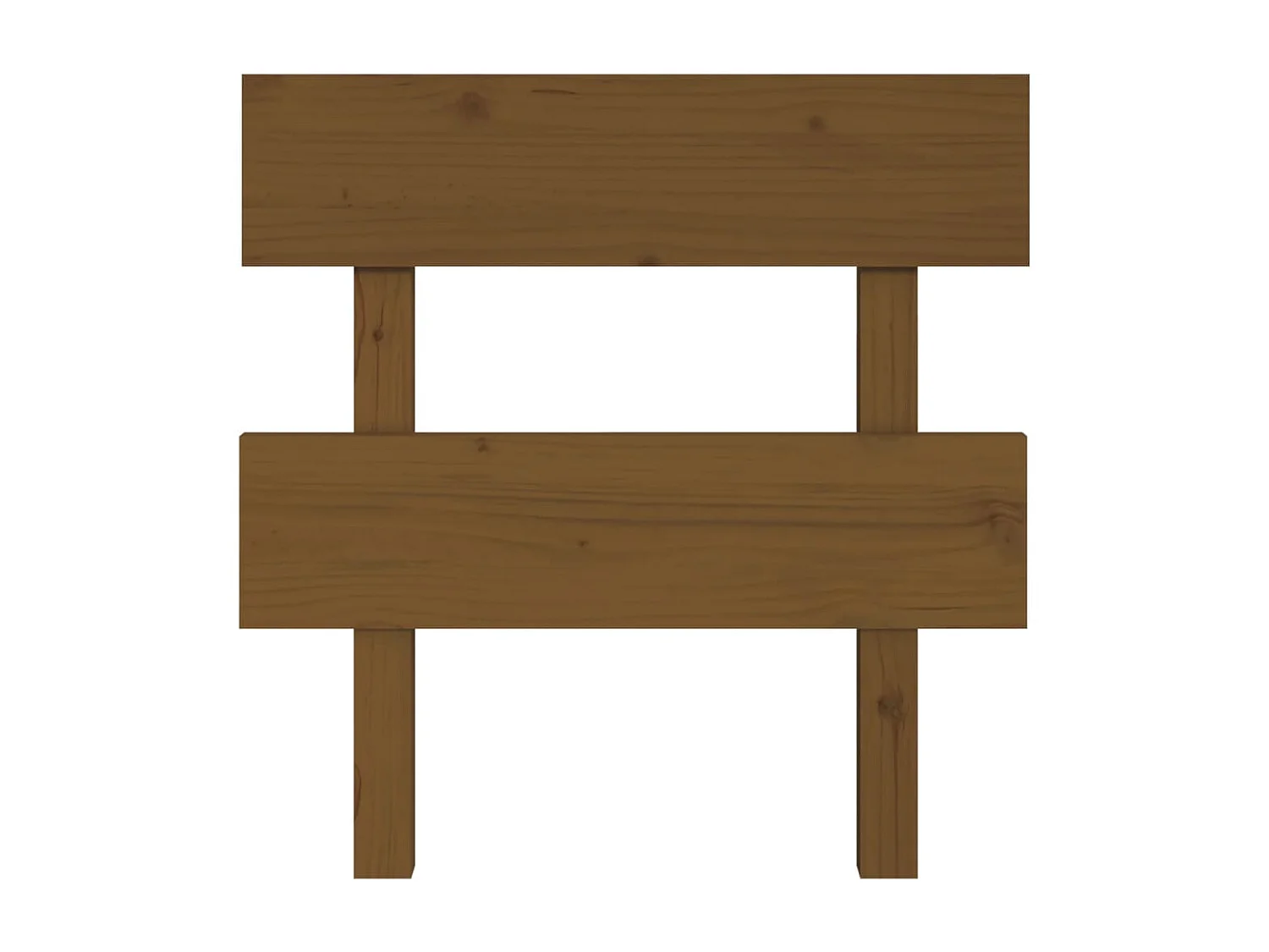 Tête de lit Marron miel 103,5x3x81 cm Bois massif de pin