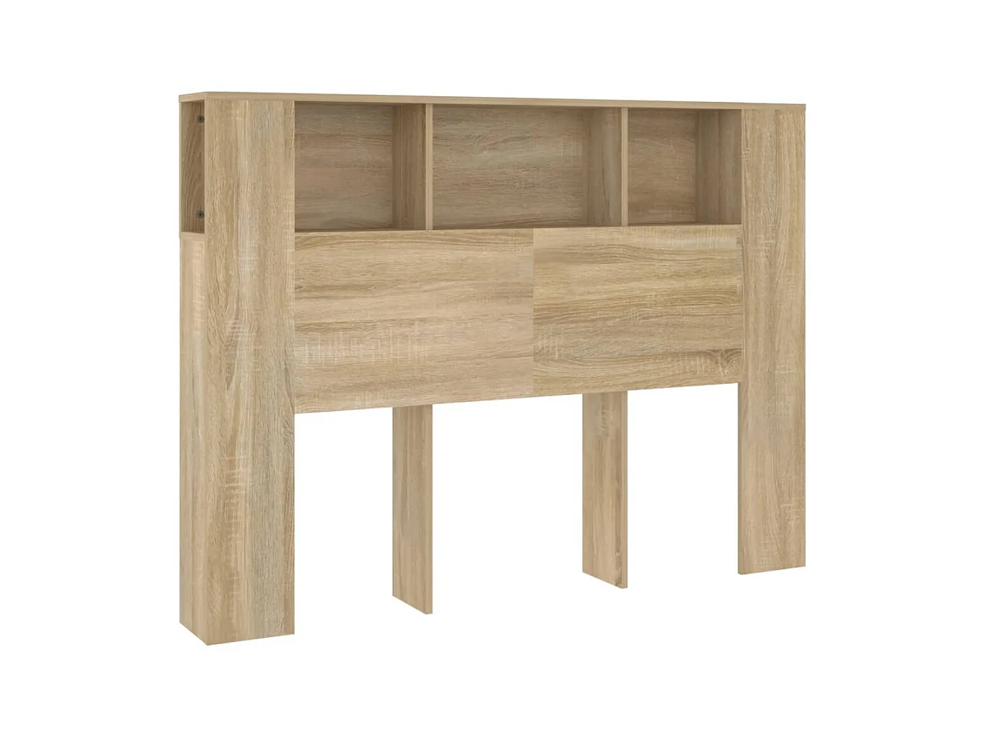 Armoire de tête de lit Chêne sonoma 140x18,5x104,5 cm