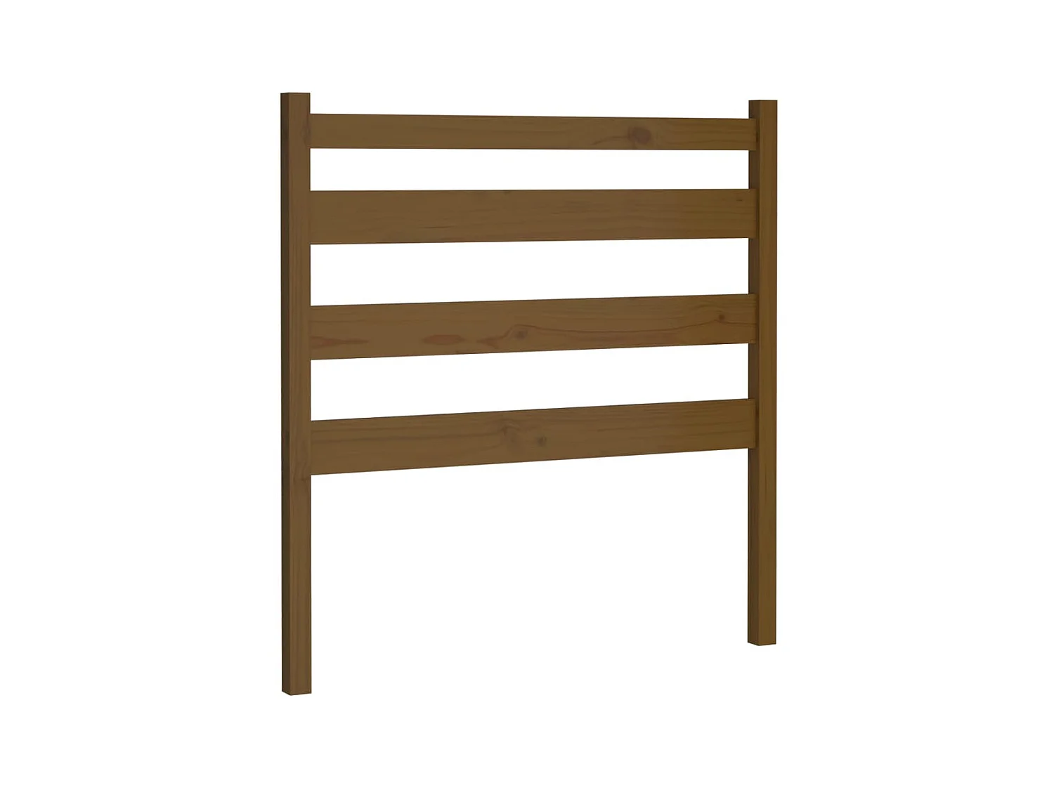 Testiera marrone miele 81x4x100 cm Legno di pino massiccio