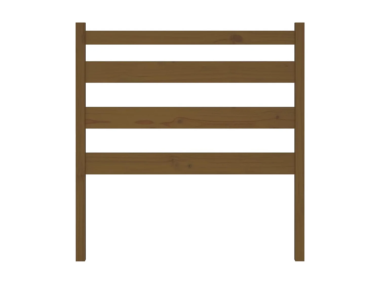 Tête de lit Marron miel 81x4x100 cm Bois massif de pin