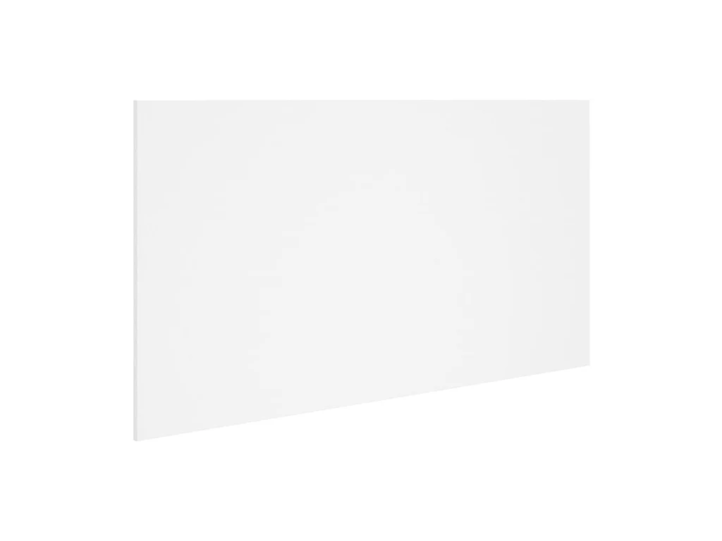 Hoofdeinde Wit 160x1,5x80 cm Bewerkt hout