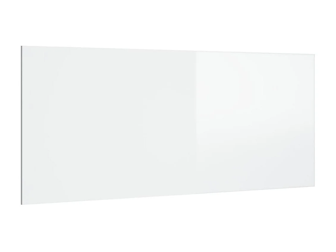 Testiera Bianco lucido 200x1,5x80 cm MDF