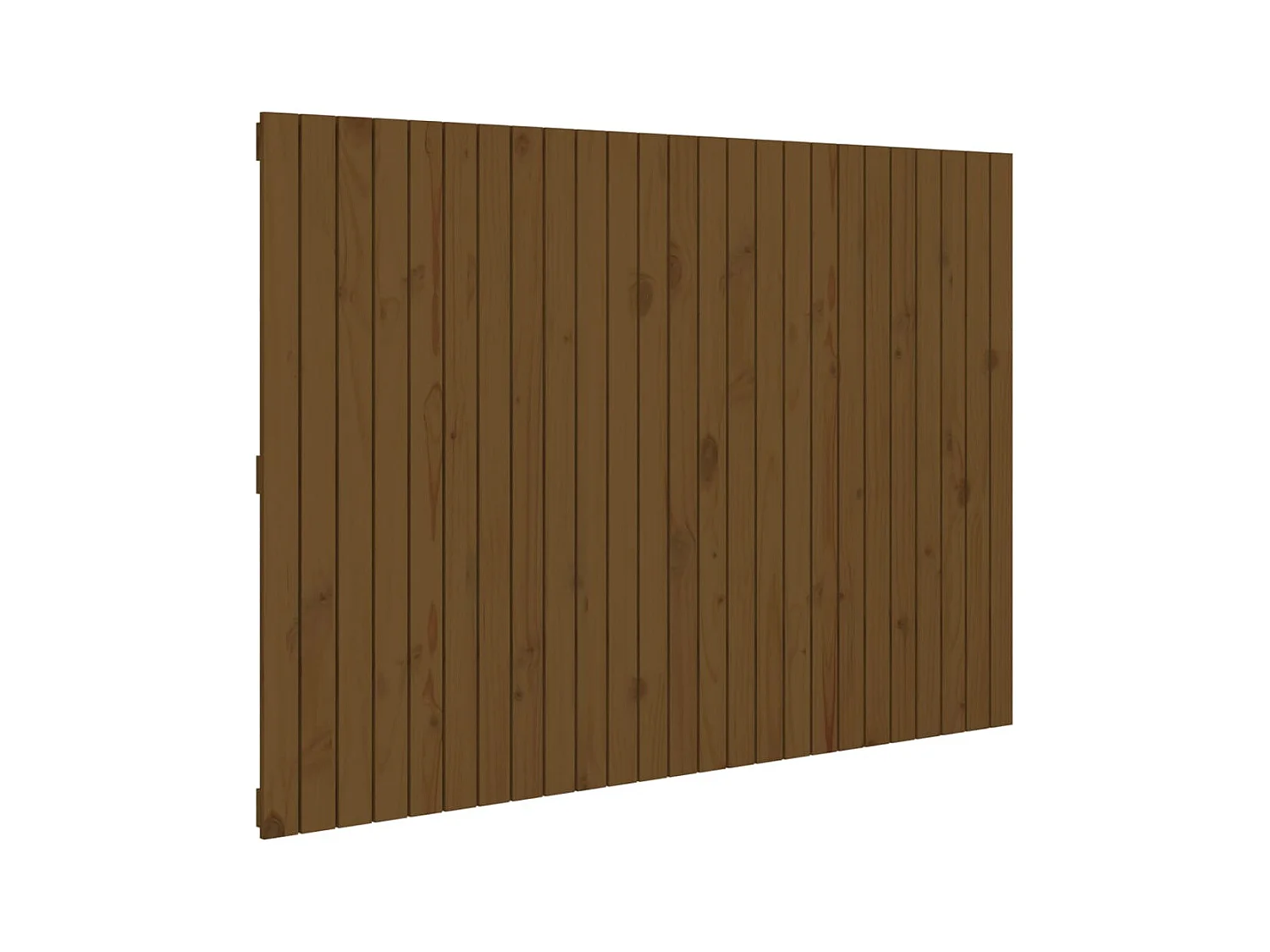 Tête de lit murale Marron miel 159,5x3x110cm Bois massif de pin