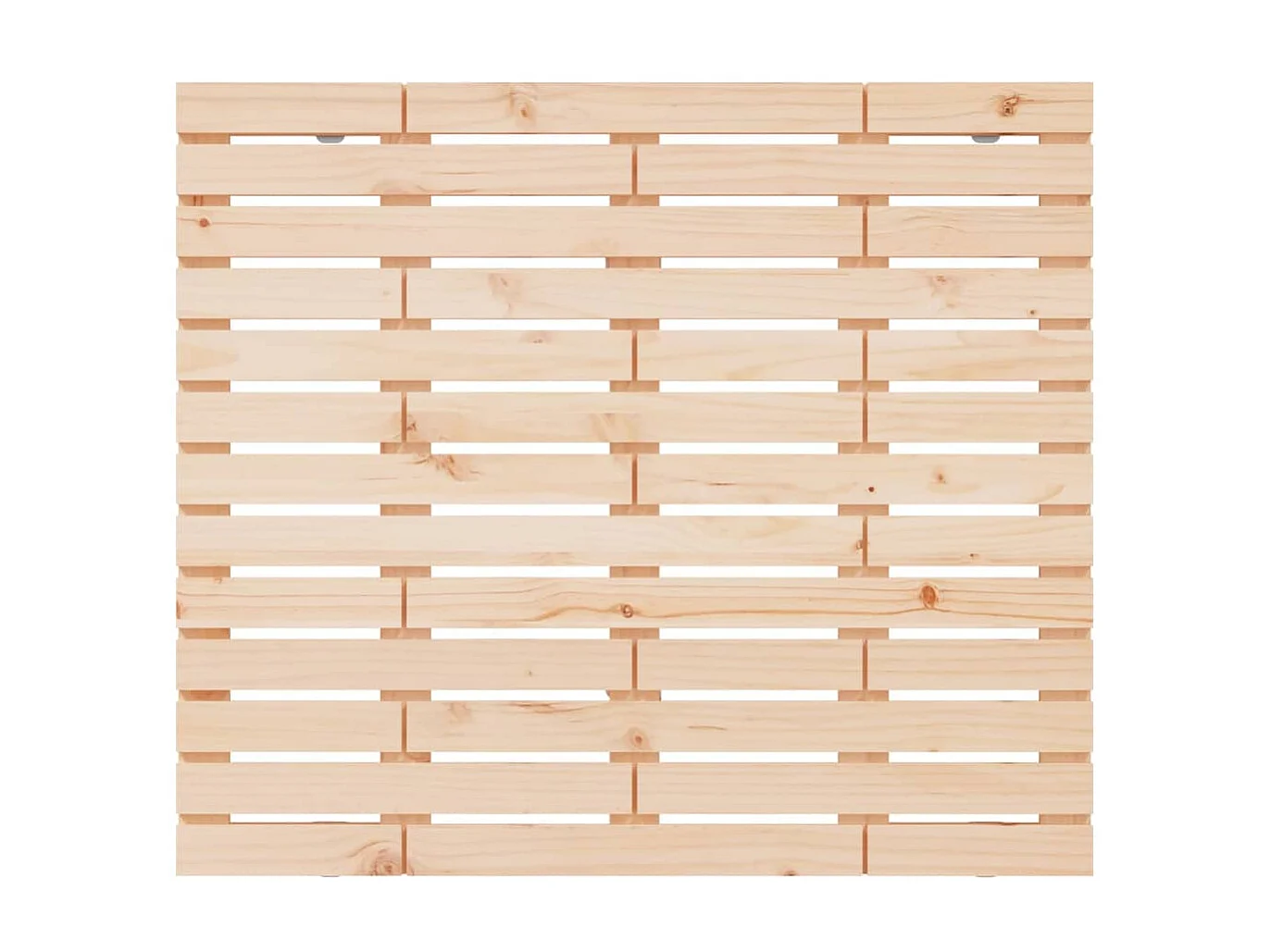 Tête de lit murale 126x3x91,5 cm Bois massif de pin