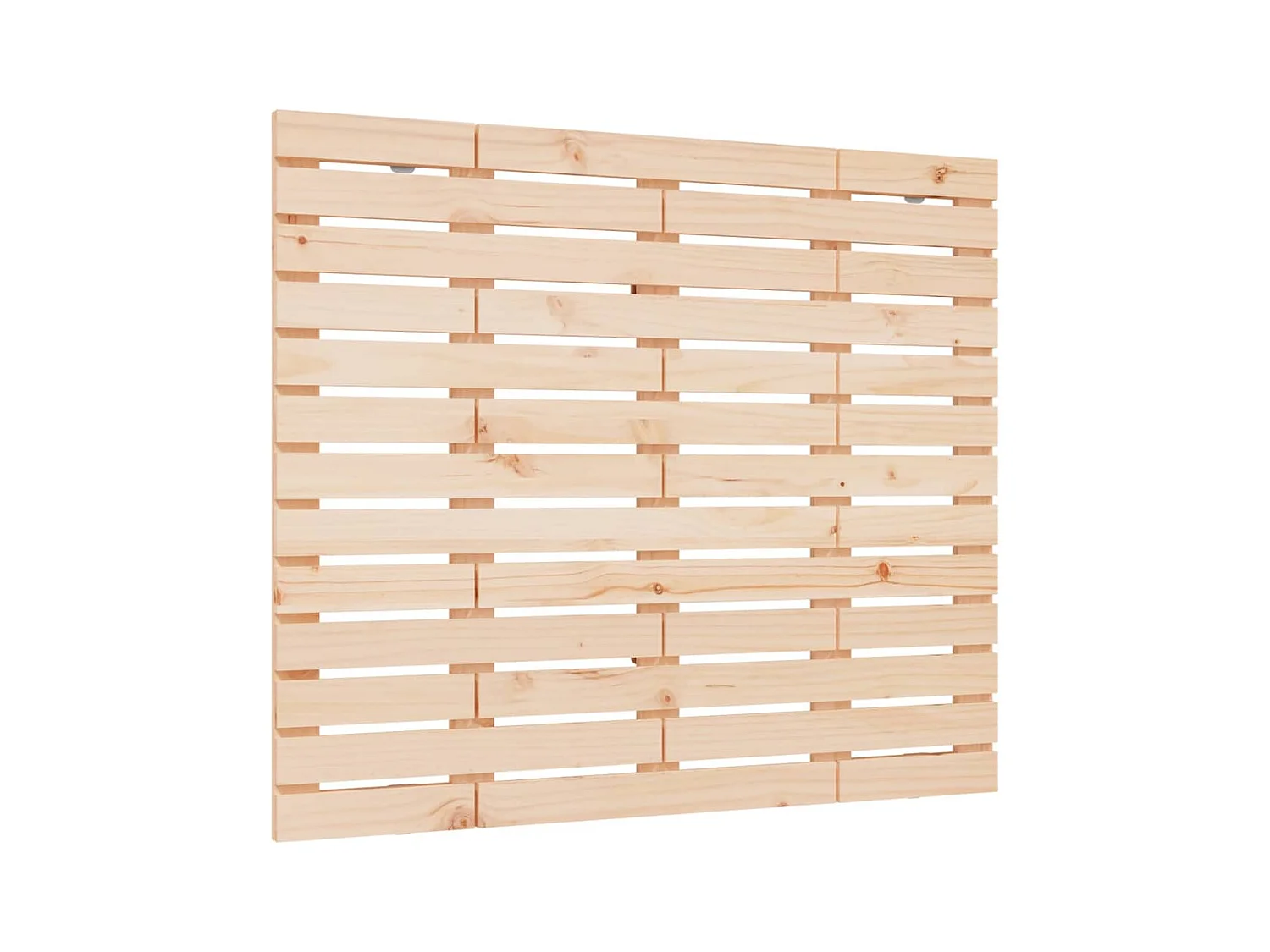 Wandhoofdeinde 126x3x91,5 cm Massief grenenhout