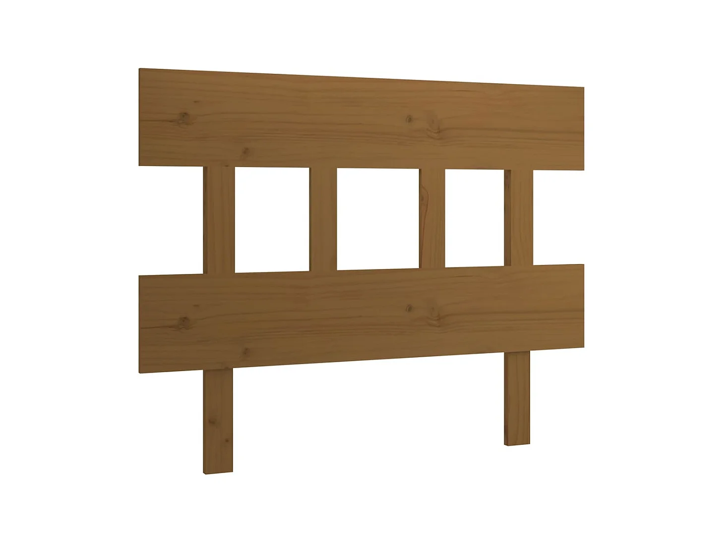 Testiera marrone miele 93,5x3x81 cm Legno di pino massiccio
