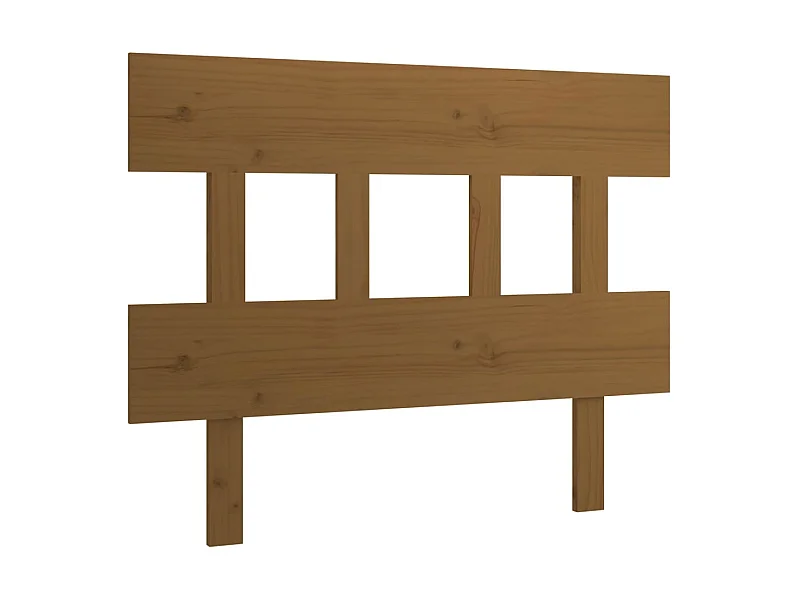 Tête de lit Marron miel 93,5x3x81 cm Bois massif de pin