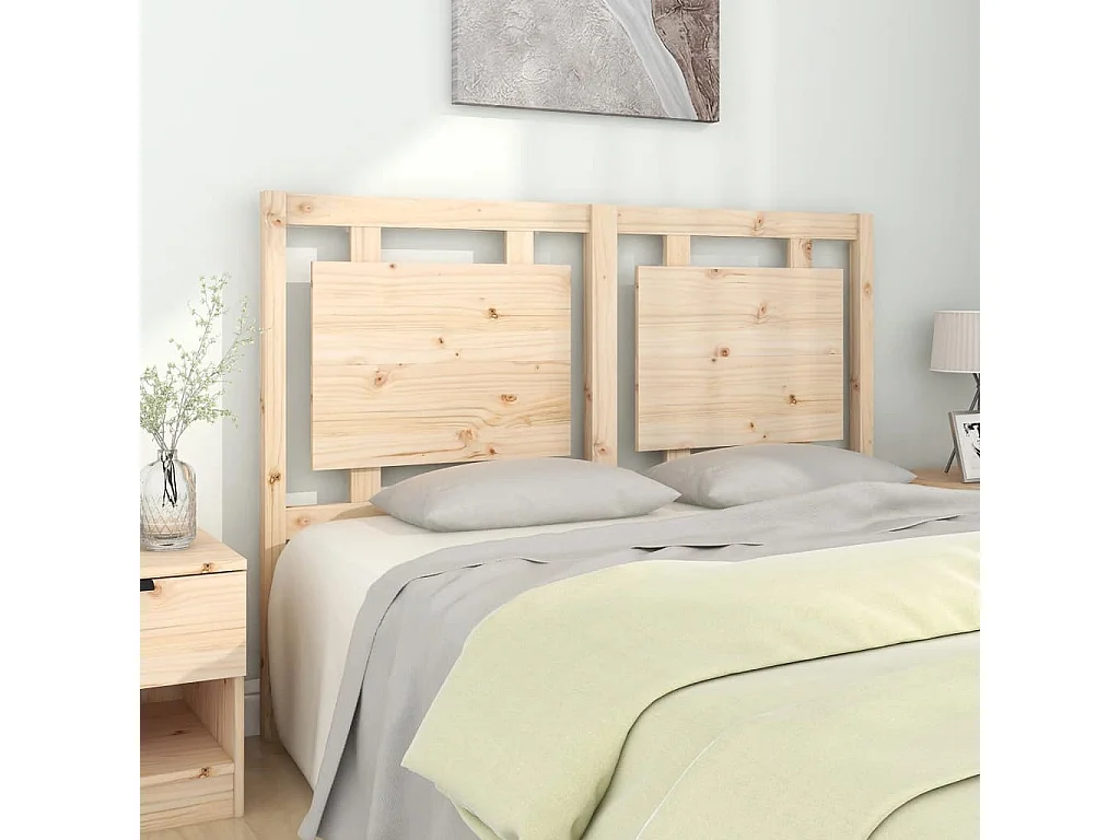 Tête de lit 140,5x4x100 cm Bois massif de pin