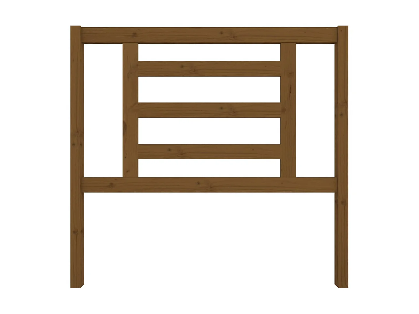 Tête de lit Marron miel 106x4x100 cm Bois massif de pin