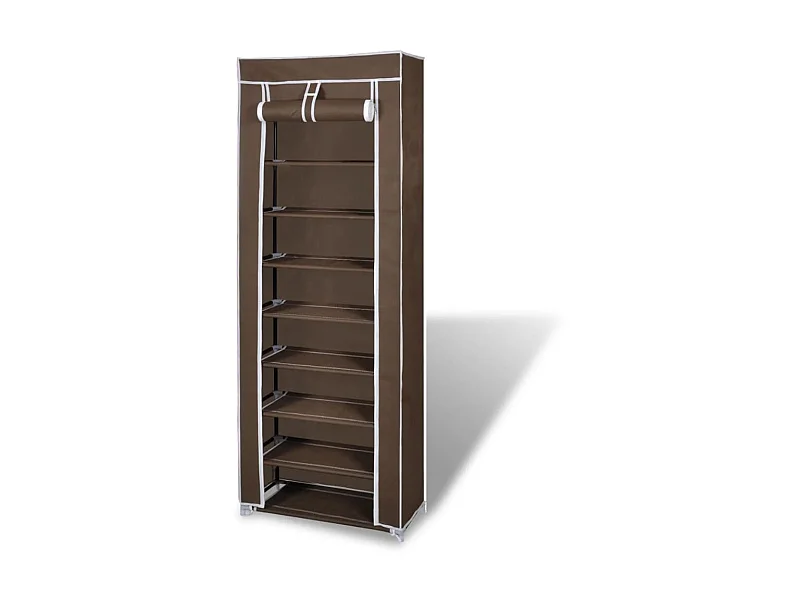 Schoenenrekplanken 162 x 57 x 29 cm bruin