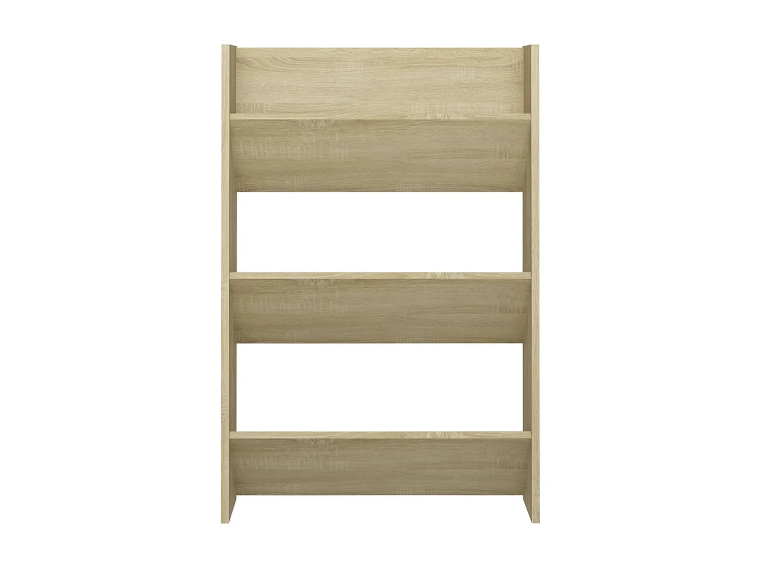 Zapateros de pared 2 uds Roble 60x18x90 cm Aglomerado