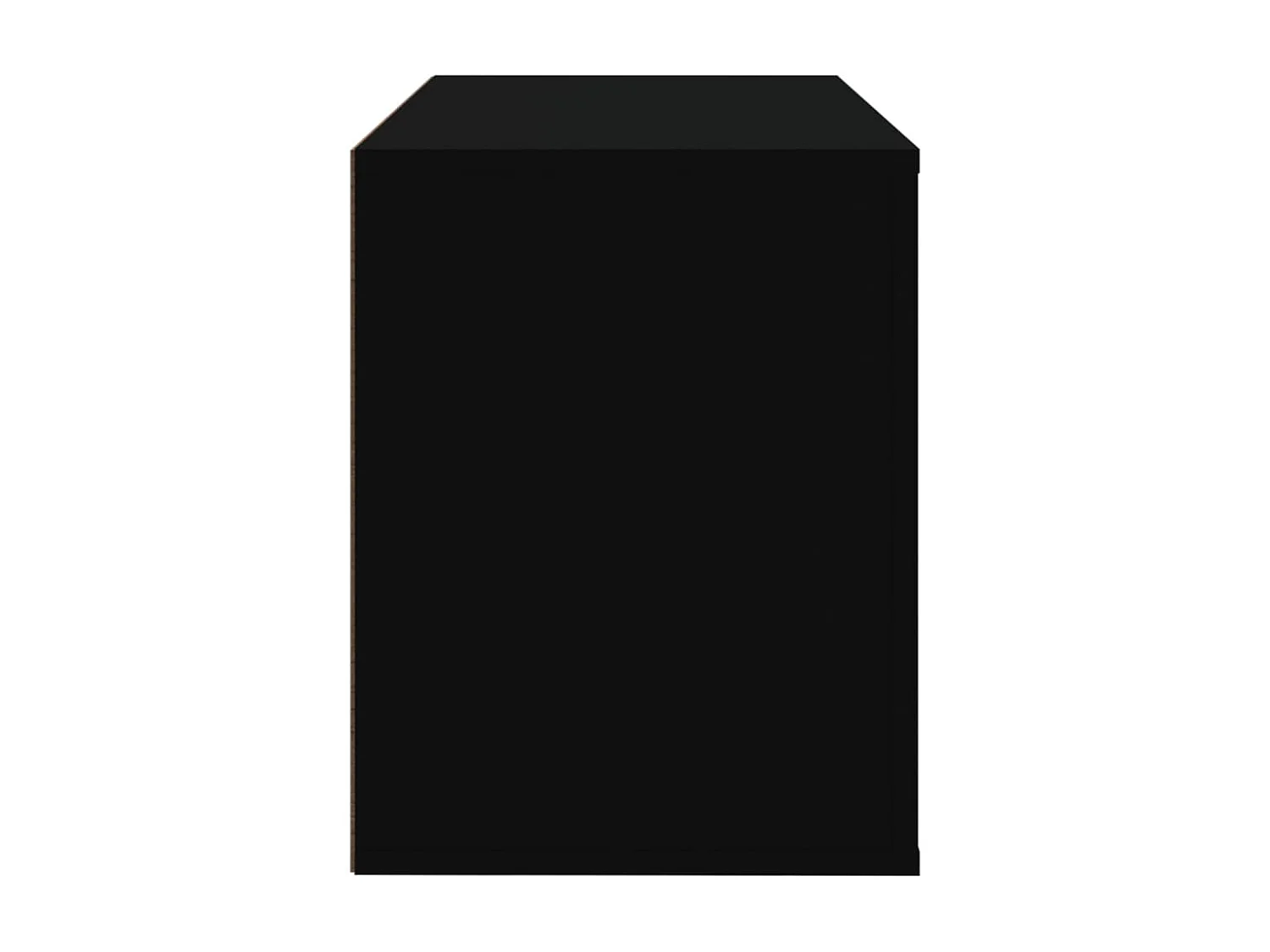 Scarpiera Nera 80x35x45 cm MDF