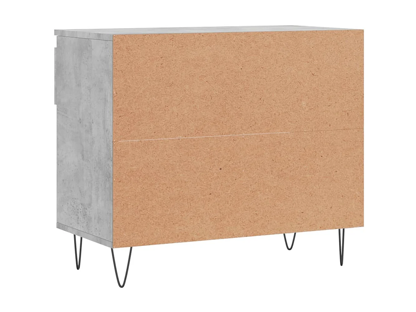 Scarpiera Grigio cemento 70x36x60 cm MDF