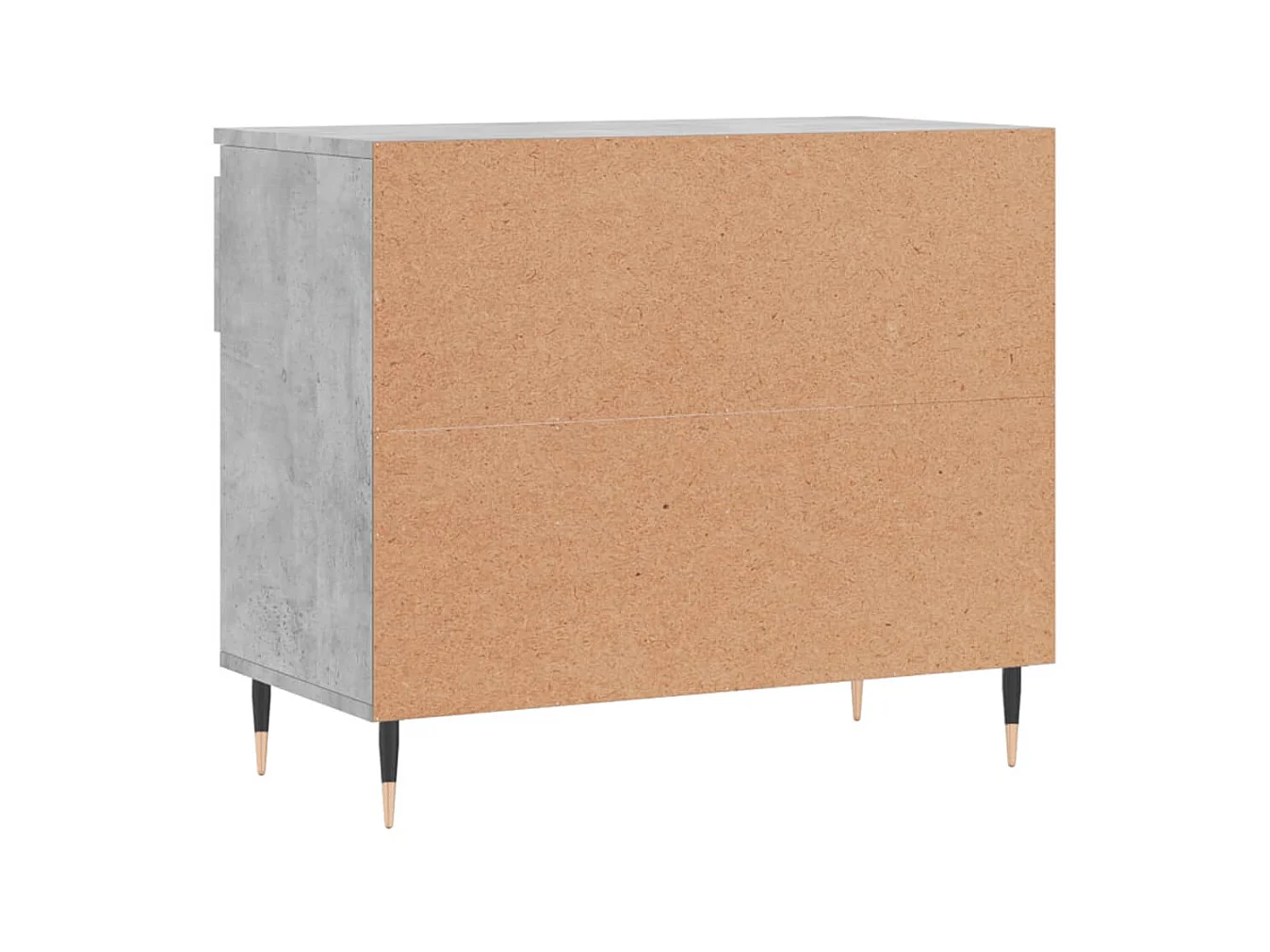 Armoire à chaussures Gris béton 70x36x60 cm Bois d'ingénierie