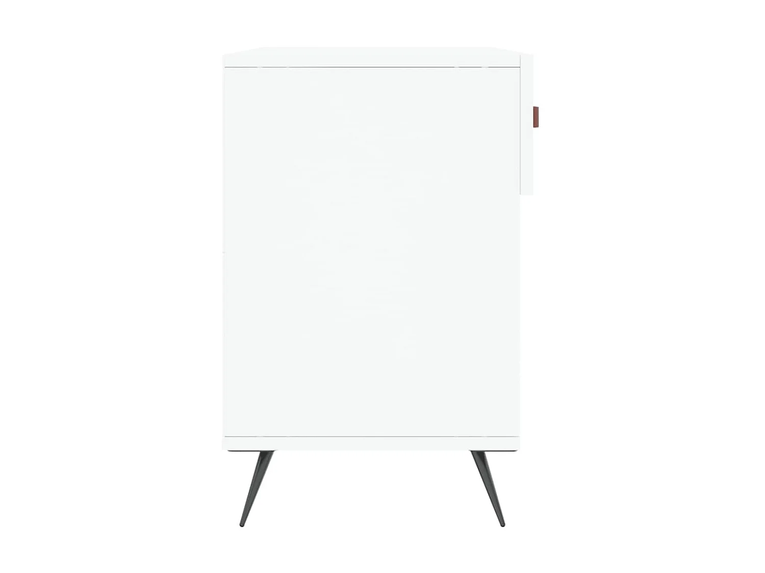 Banc à chaussures blanc 102x35x55 cm bois d'ingénierie