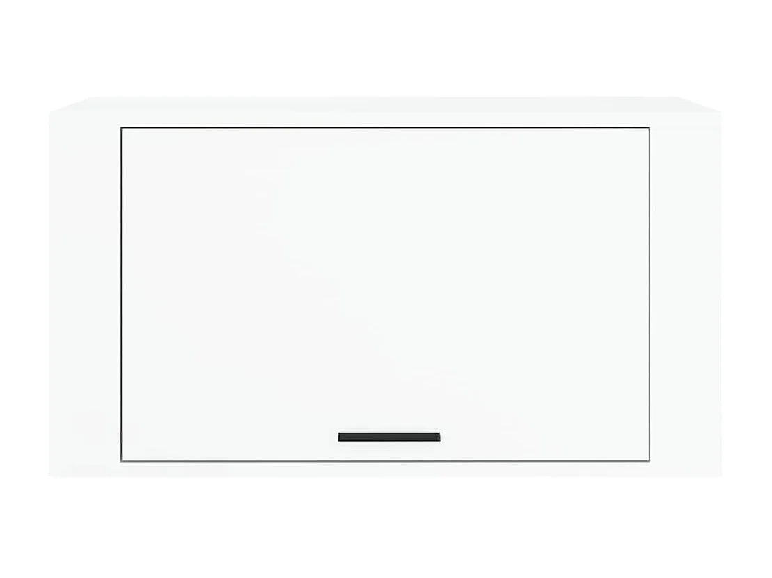 Armoire à chaussures murale Blanc brillant 70x35x38 cm