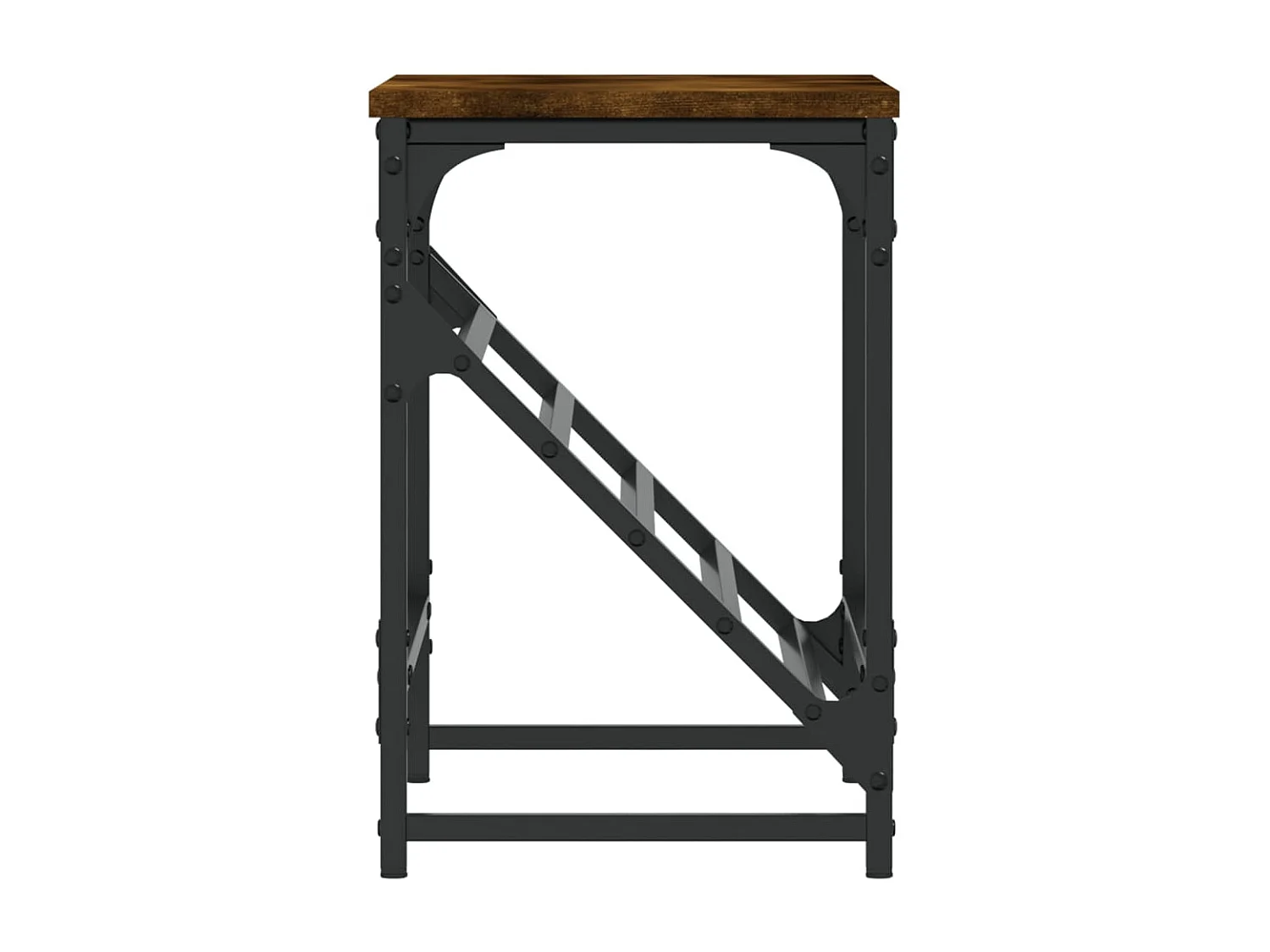 étagère à chaussures chêne fumé 60x30x45 cm bois d'ingénierie