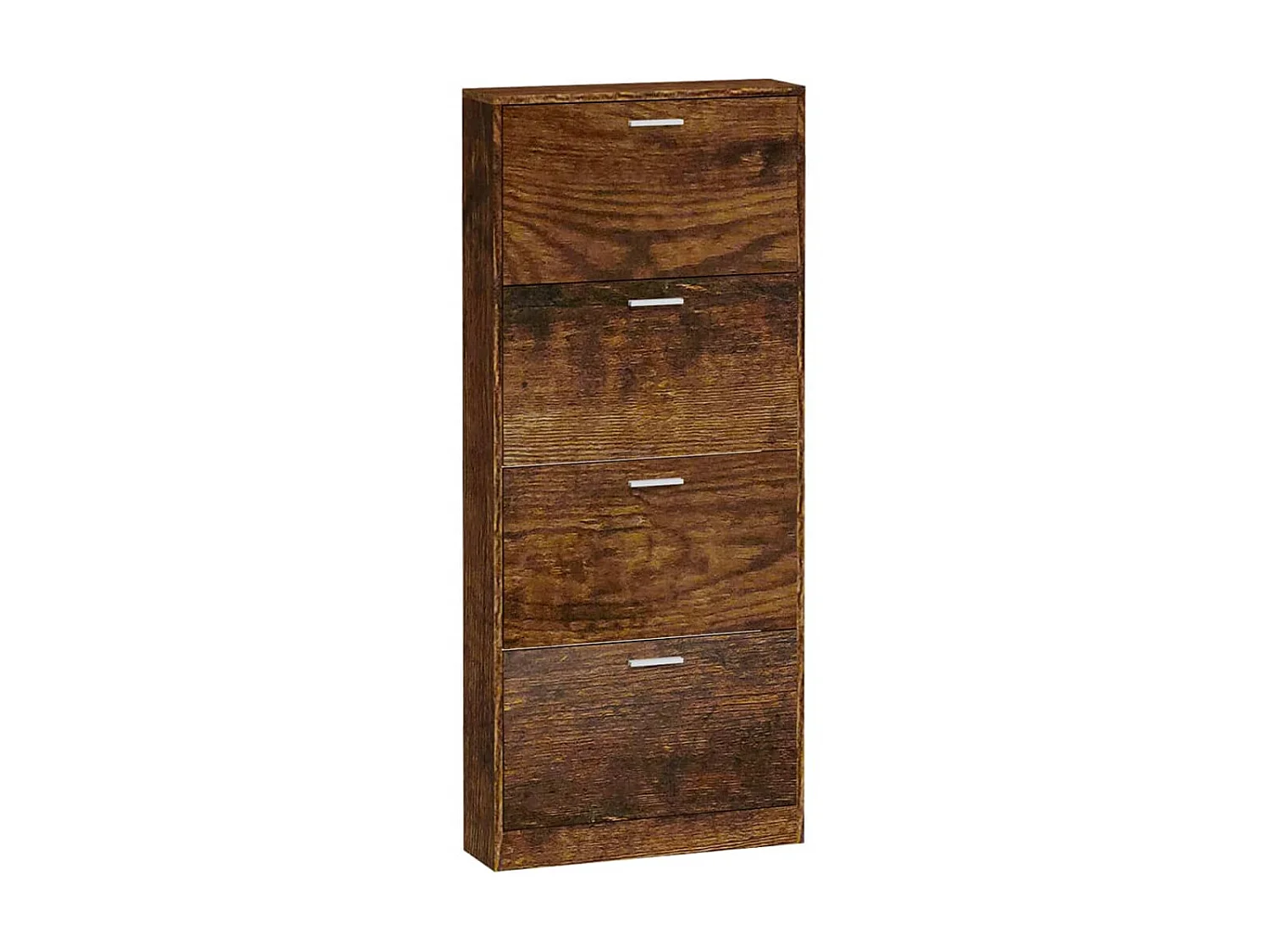 Armoire à chaussures Chêne fumé 59x17x150 cm Bois d'ingénierie