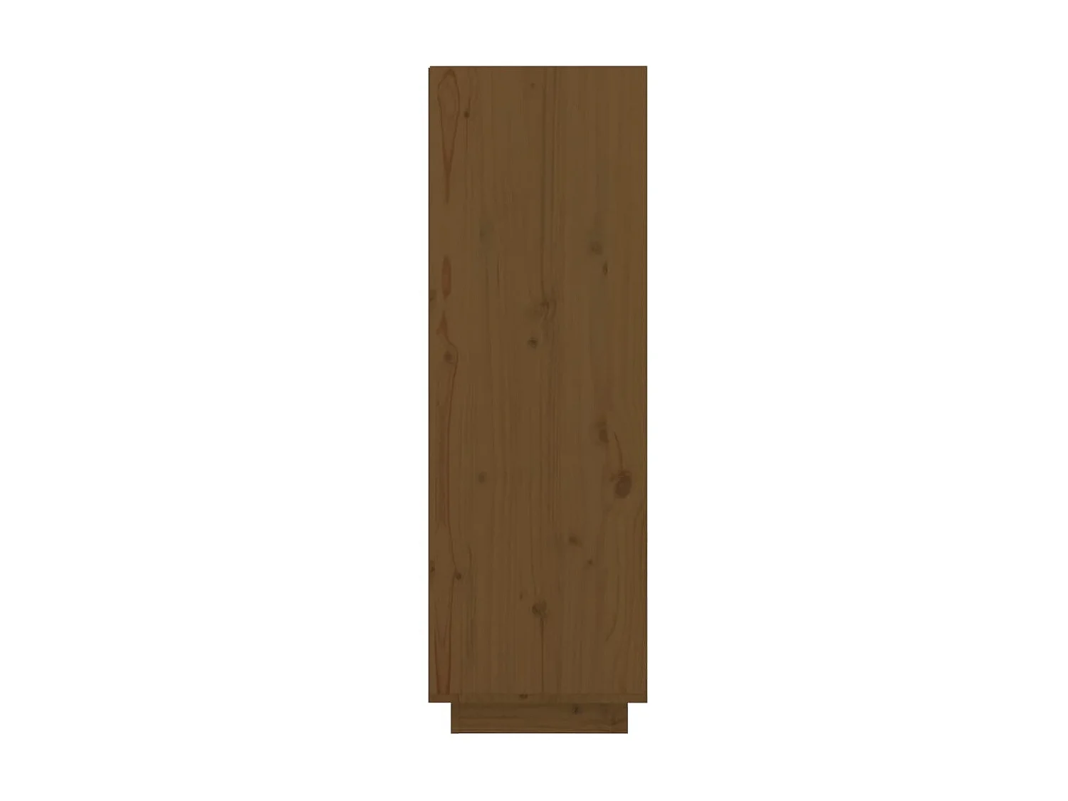 Armoire à chaussures marron miel 30x34x105cm bois de pin massif