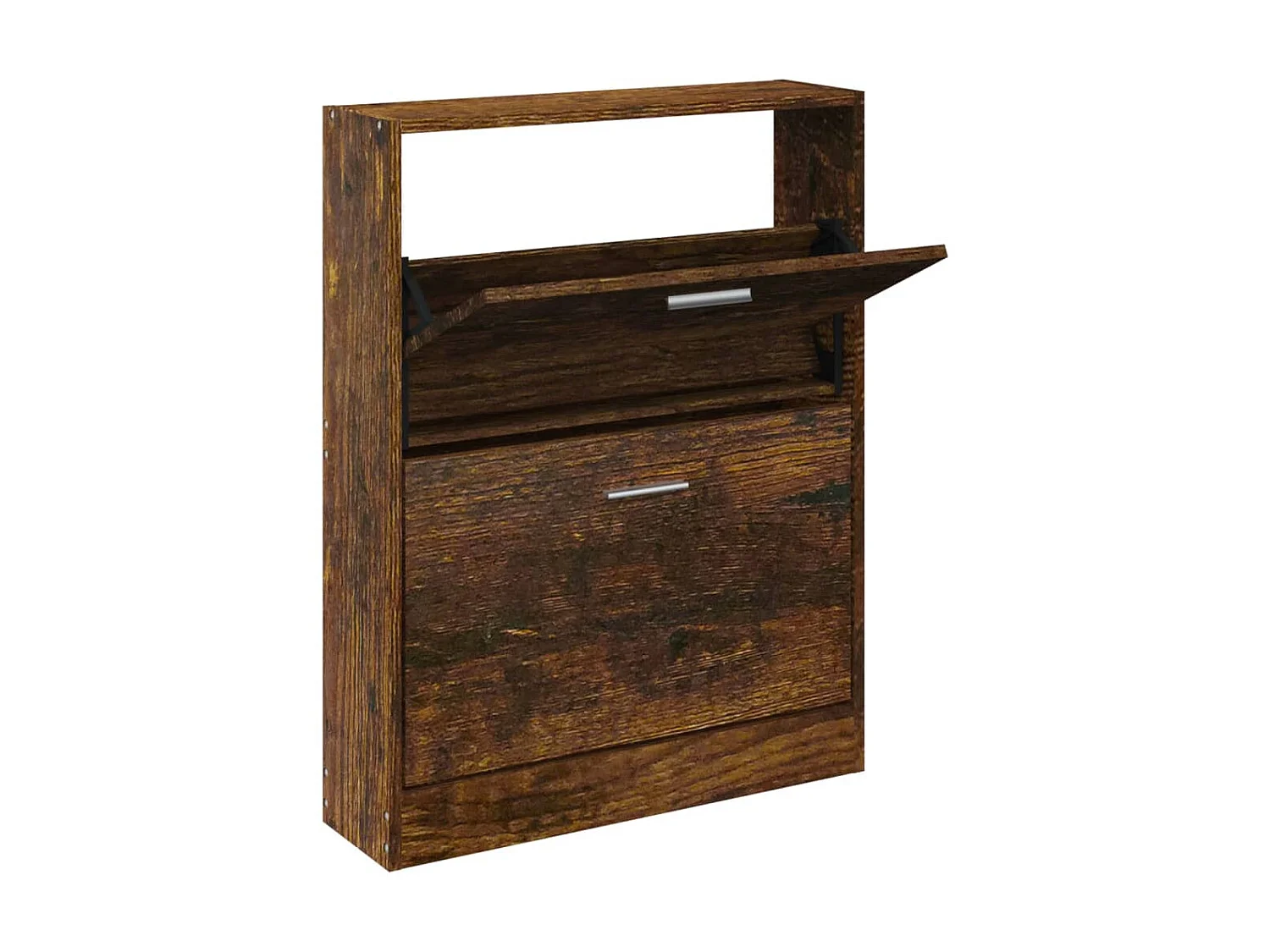 Sapateira Carvalho fumado 59x17x81 cm Madeira trabalhada